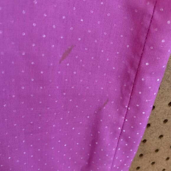 Vintage Laura Dee Intimates Slip Night House Dress Dainty Cottagecore Purple Bow - Picture 9 of 9